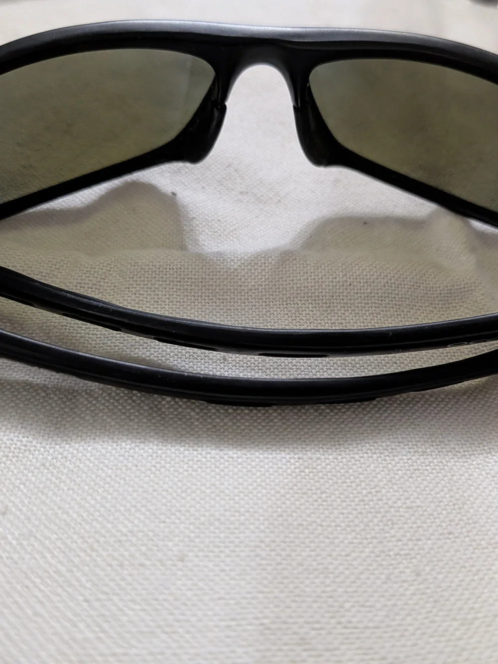 Ocean Waves Black Wrap Sunglasses Blue Mirrored Lenses
